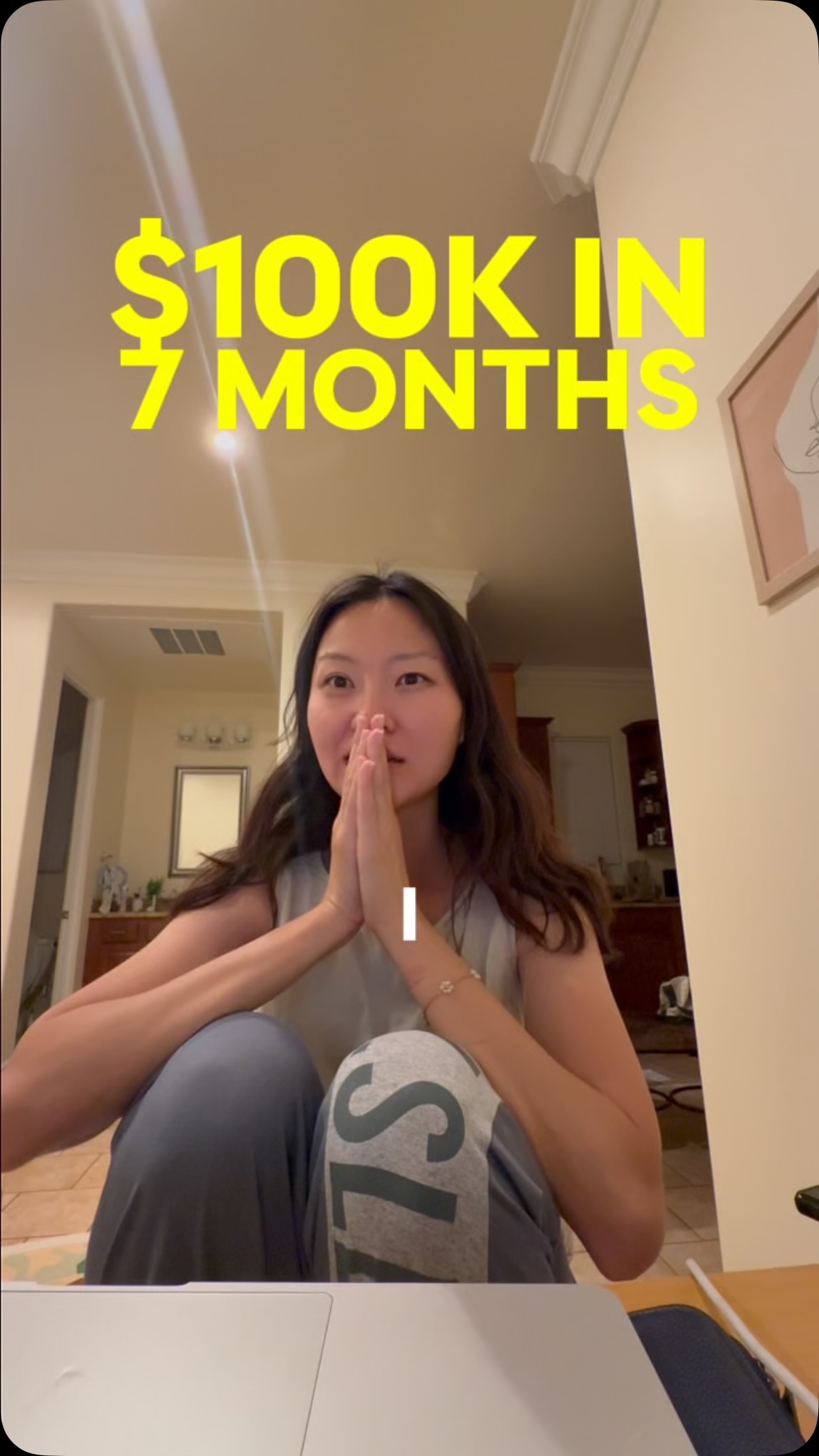 Melanie's post: $100K in 7 months