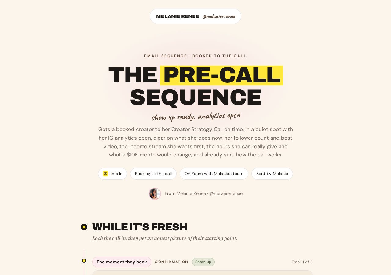 Pre-call preview