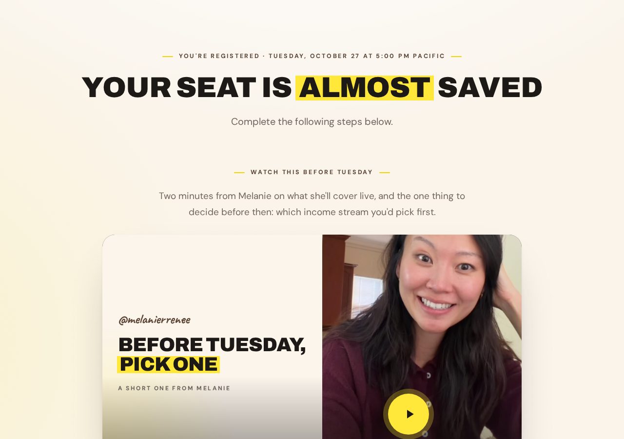 Thank-you page preview
